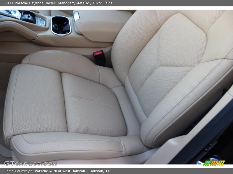 Mahogany Metallic / Luxor Beige 2014 Porsche Cayenne Diesel