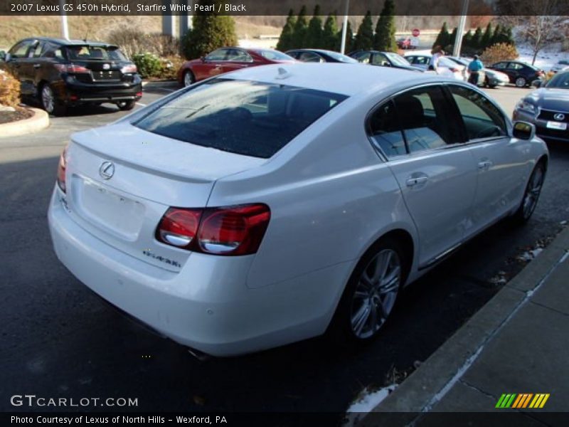 Starfire White Pearl / Black 2007 Lexus GS 450h Hybrid