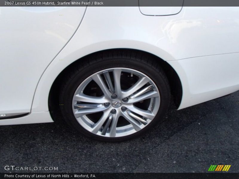 Starfire White Pearl / Black 2007 Lexus GS 450h Hybrid