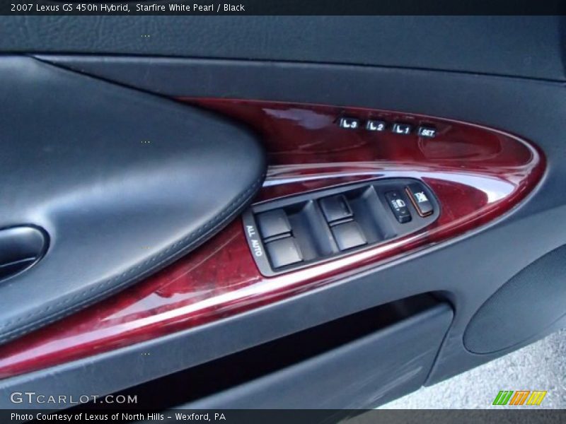 Starfire White Pearl / Black 2007 Lexus GS 450h Hybrid