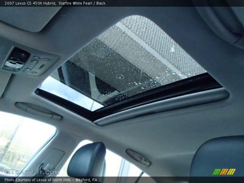 Starfire White Pearl / Black 2007 Lexus GS 450h Hybrid