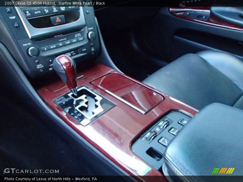 Starfire White Pearl / Black 2007 Lexus GS 450h Hybrid