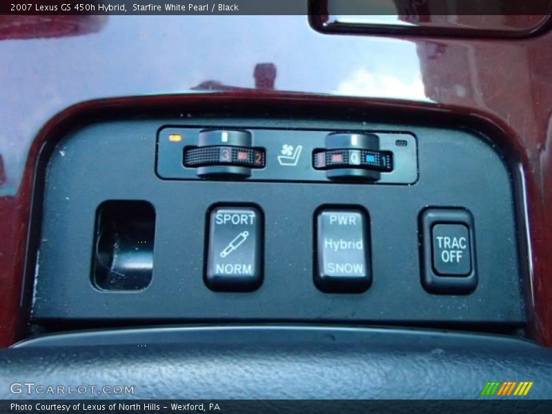 Starfire White Pearl / Black 2007 Lexus GS 450h Hybrid