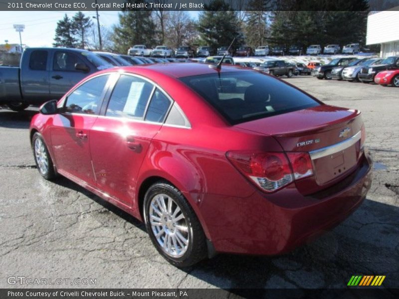 Crystal Red Metallic Tintcoat / Jet Black 2011 Chevrolet Cruze ECO