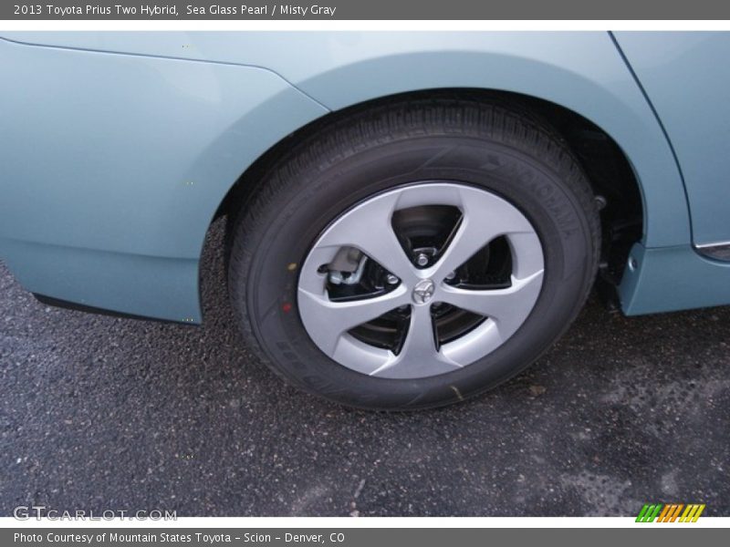 Sea Glass Pearl / Misty Gray 2013 Toyota Prius Two Hybrid