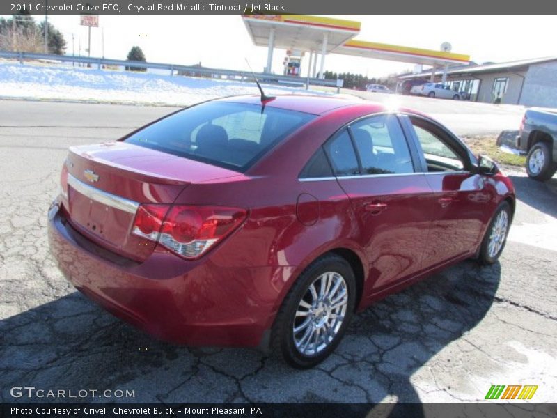 Crystal Red Metallic Tintcoat / Jet Black 2011 Chevrolet Cruze ECO