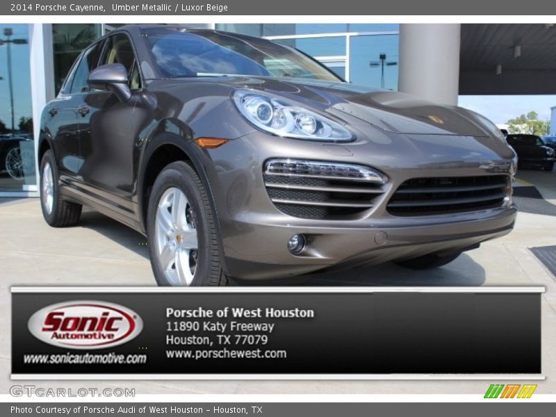 Umber Metallic / Luxor Beige 2014 Porsche Cayenne