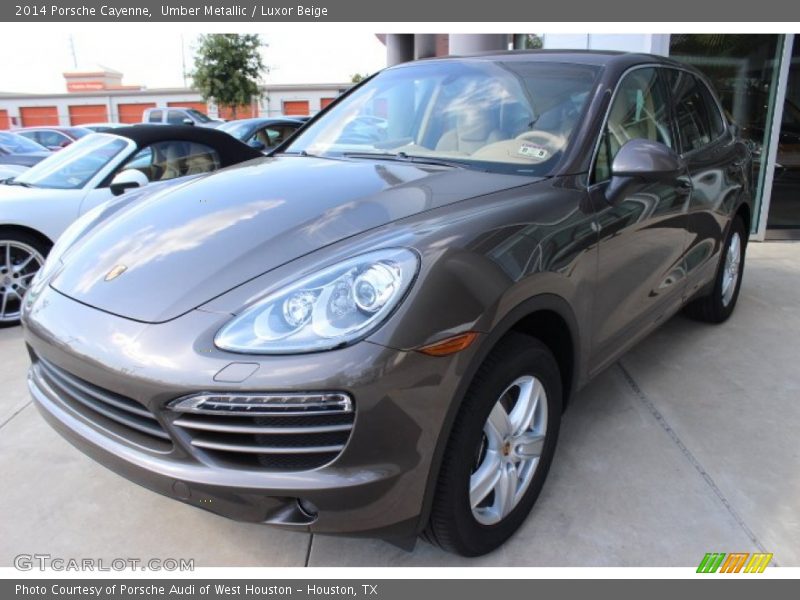 Umber Metallic / Luxor Beige 2014 Porsche Cayenne