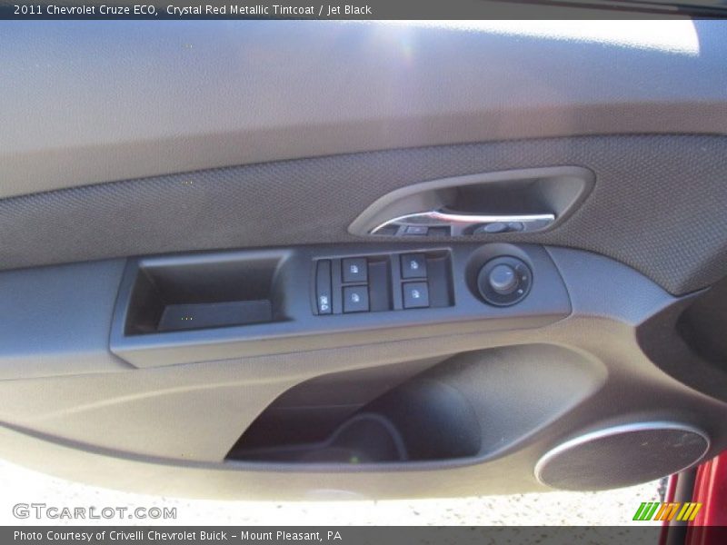 Crystal Red Metallic Tintcoat / Jet Black 2011 Chevrolet Cruze ECO