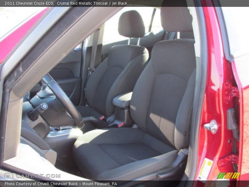 Crystal Red Metallic Tintcoat / Jet Black 2011 Chevrolet Cruze ECO