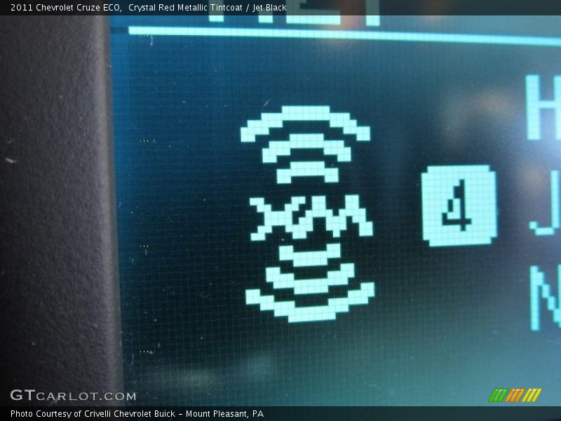 Crystal Red Metallic Tintcoat / Jet Black 2011 Chevrolet Cruze ECO