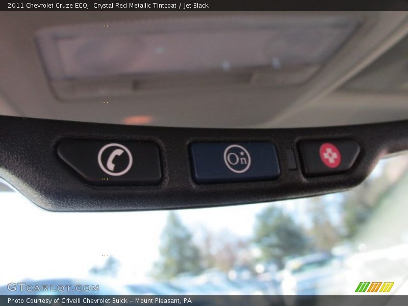 Crystal Red Metallic Tintcoat / Jet Black 2011 Chevrolet Cruze ECO
