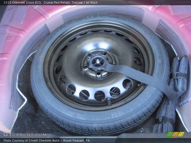 Crystal Red Metallic Tintcoat / Jet Black 2011 Chevrolet Cruze ECO