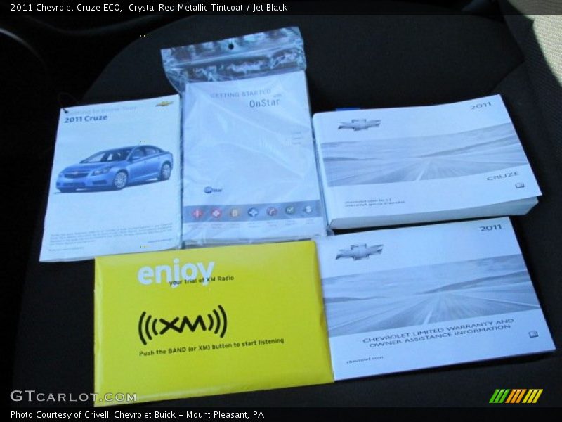 Crystal Red Metallic Tintcoat / Jet Black 2011 Chevrolet Cruze ECO