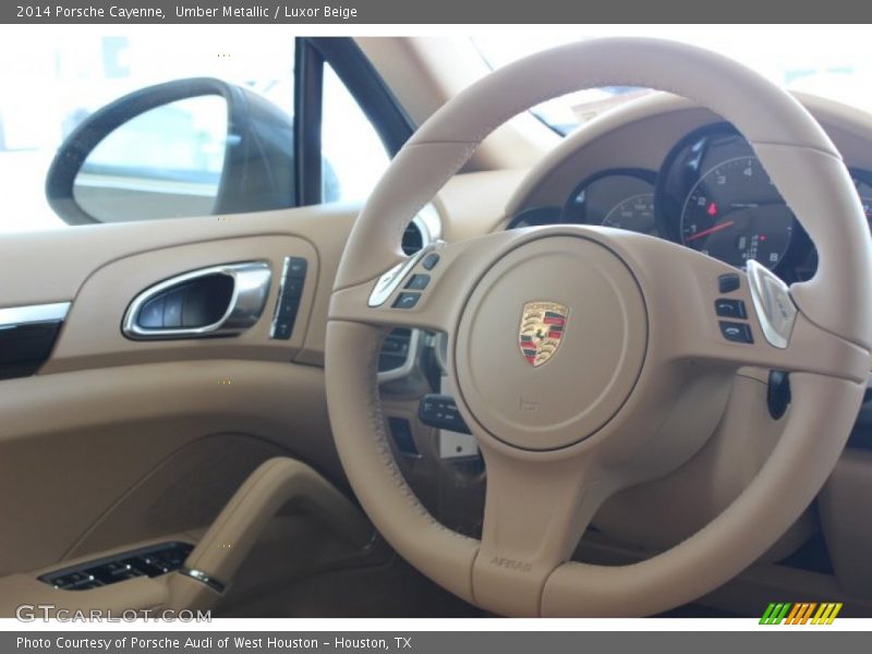 Umber Metallic / Luxor Beige 2014 Porsche Cayenne