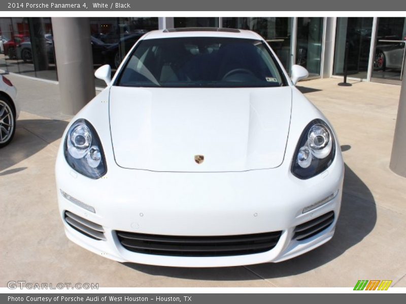 White / Black 2014 Porsche Panamera 4