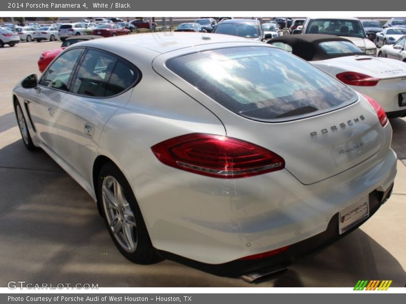 White / Black 2014 Porsche Panamera 4