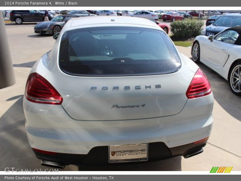 White / Black 2014 Porsche Panamera 4