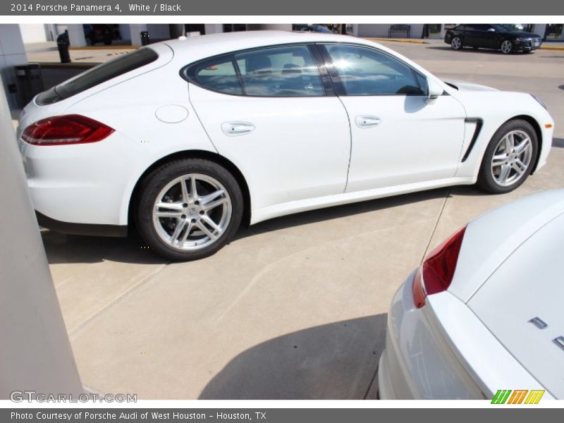 White / Black 2014 Porsche Panamera 4