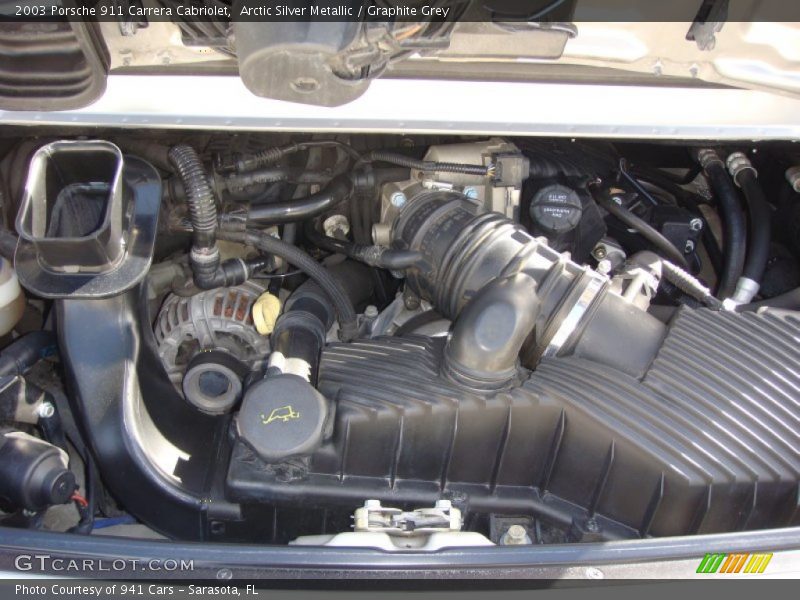  2003 911 Carrera Cabriolet Engine - 3.6 Liter DOHC 24V VarioCam Flat 6 Cylinder