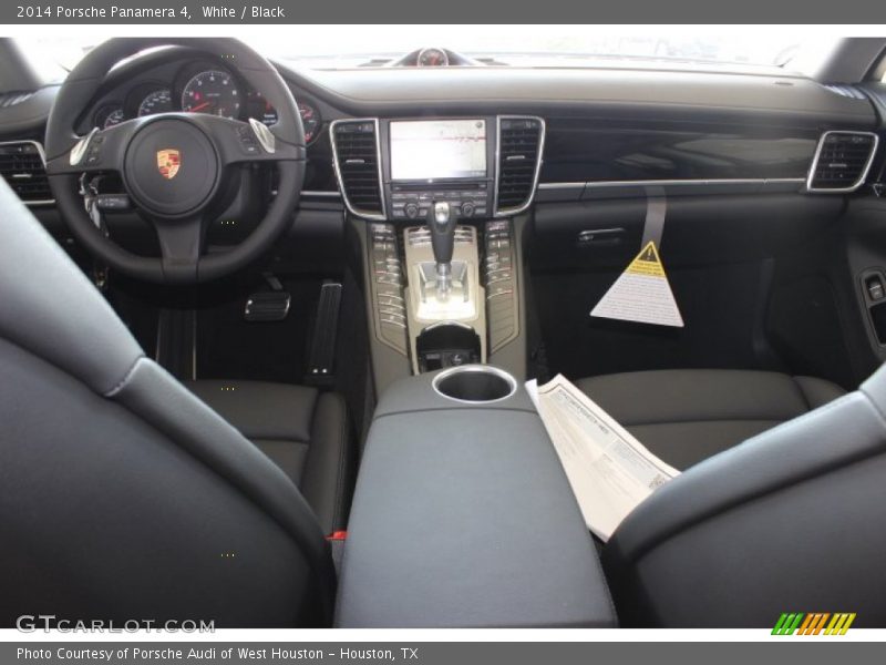 White / Black 2014 Porsche Panamera 4