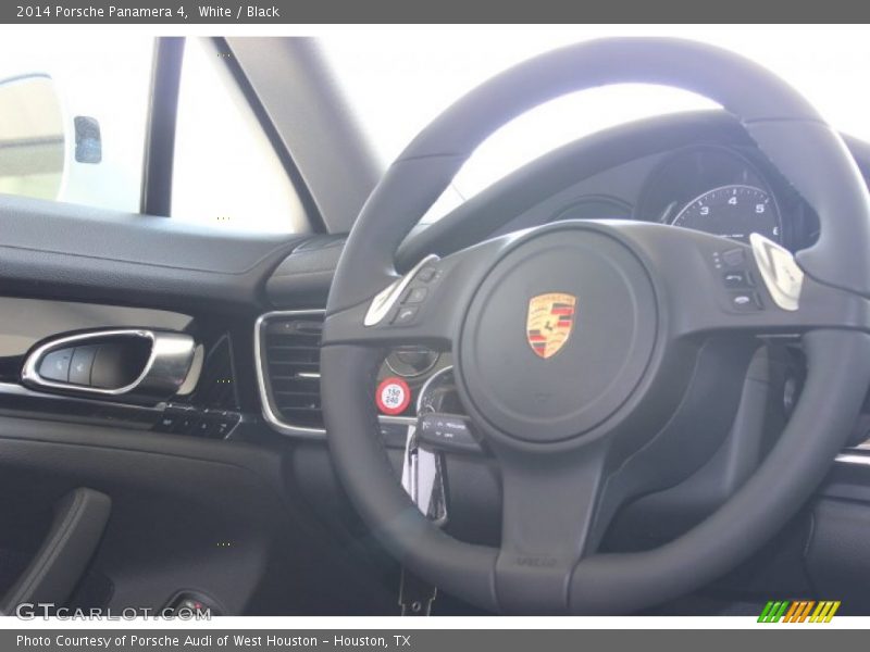 White / Black 2014 Porsche Panamera 4