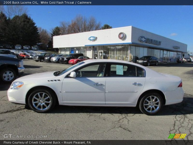 White Gold Flash Tricoat / Cashmere 2006 Buick Lucerne CXL