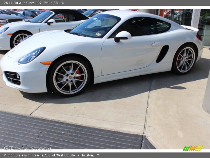 White / Black 2014 Porsche Cayman S