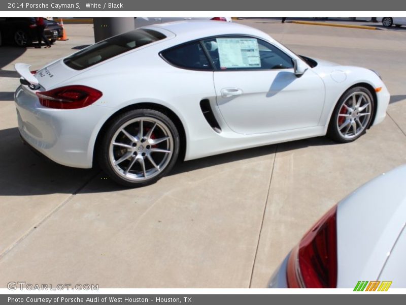 White / Black 2014 Porsche Cayman S