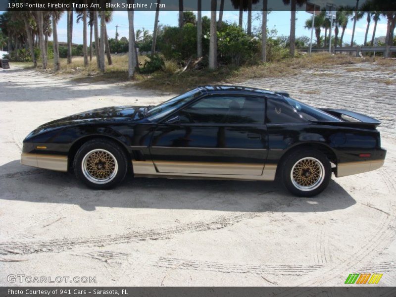  1986 Firebird Trans Am Black Sapphire