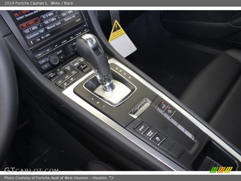 White / Black 2014 Porsche Cayman S