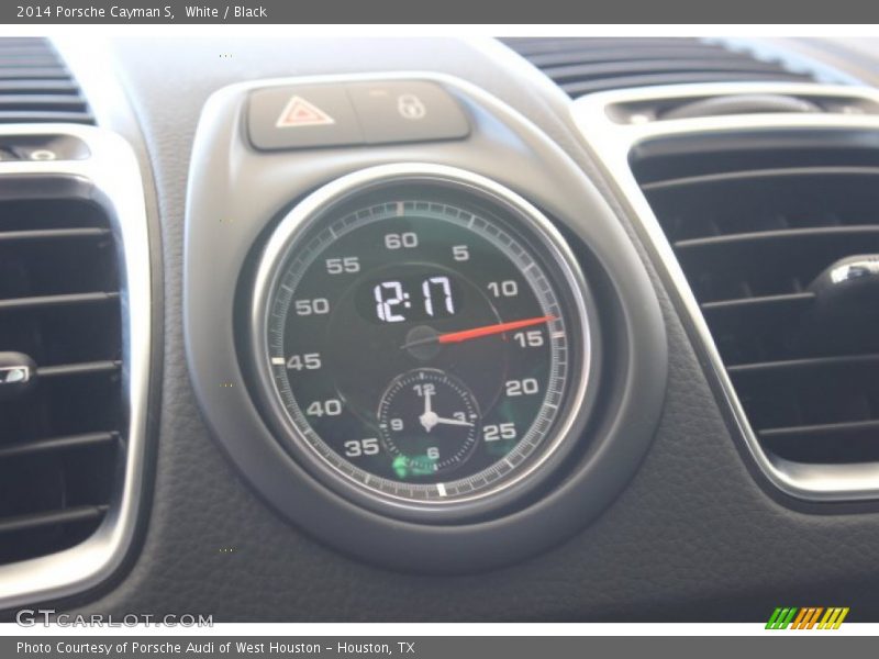 White / Black 2014 Porsche Cayman S