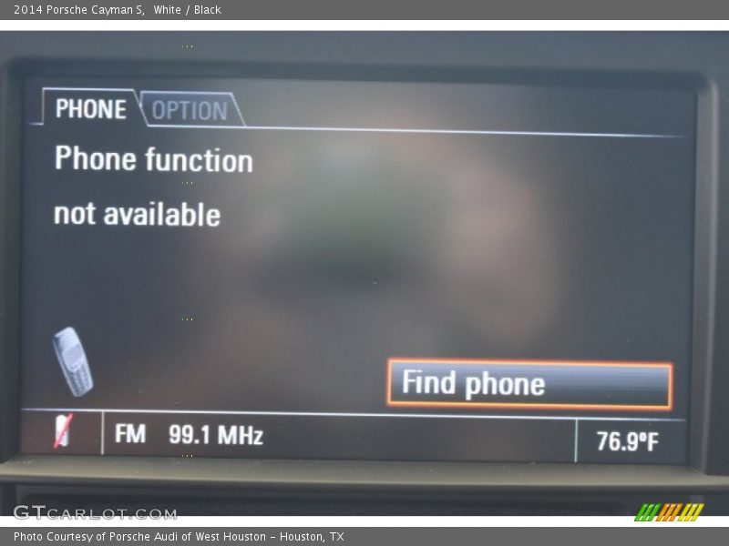 White / Black 2014 Porsche Cayman S