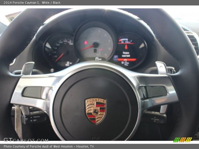 White / Black 2014 Porsche Cayman S