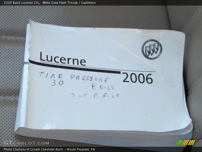 White Gold Flash Tricoat / Cashmere 2006 Buick Lucerne CXL