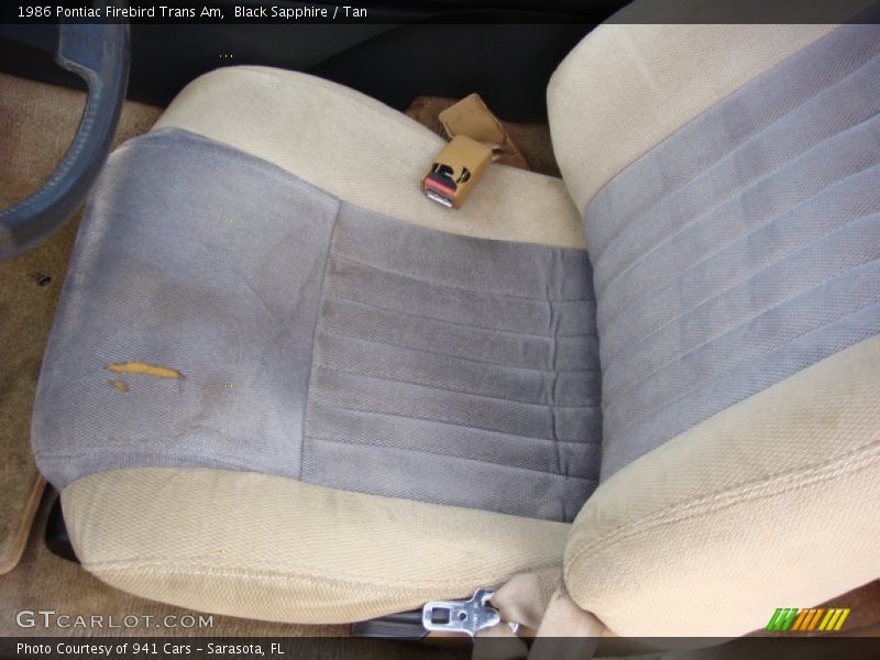 Black Sapphire / Tan 1986 Pontiac Firebird Trans Am