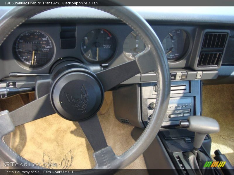 Dashboard of 1986 Firebird Trans Am