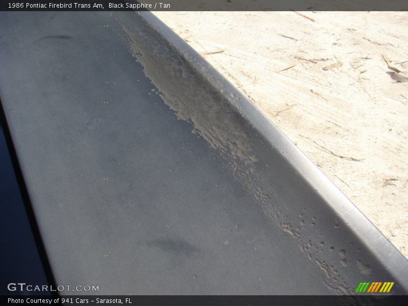 Black Sapphire / Tan 1986 Pontiac Firebird Trans Am