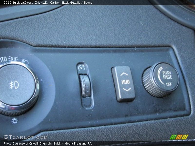 Carbon Black Metallic / Ebony 2010 Buick LaCrosse CXL AWD