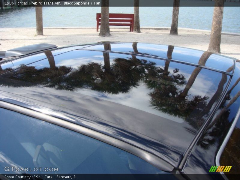 Black Sapphire / Tan 1986 Pontiac Firebird Trans Am