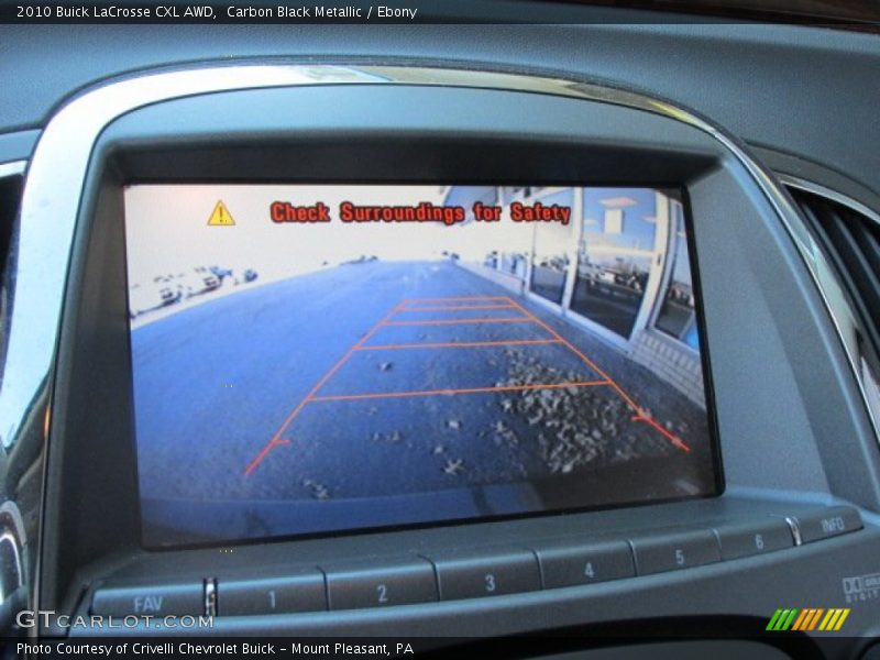 Carbon Black Metallic / Ebony 2010 Buick LaCrosse CXL AWD
