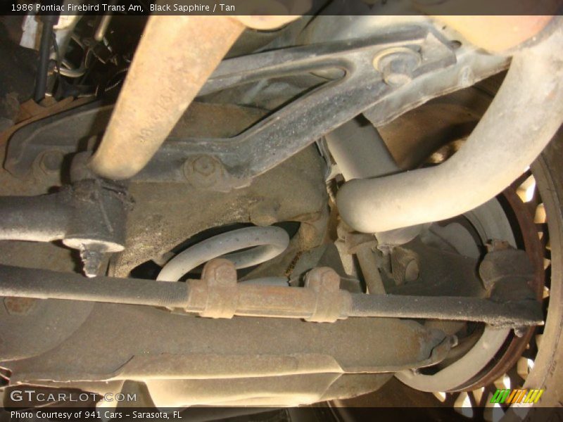 Undercarriage of 1986 Firebird Trans Am