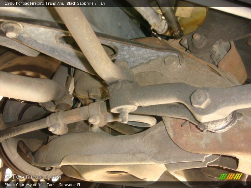 Undercarriage of 1986 Firebird Trans Am