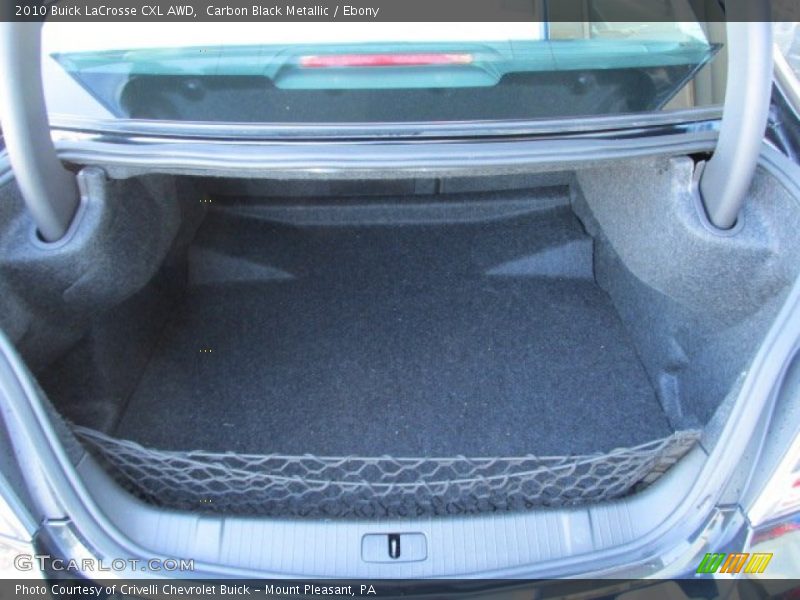 Carbon Black Metallic / Ebony 2010 Buick LaCrosse CXL AWD