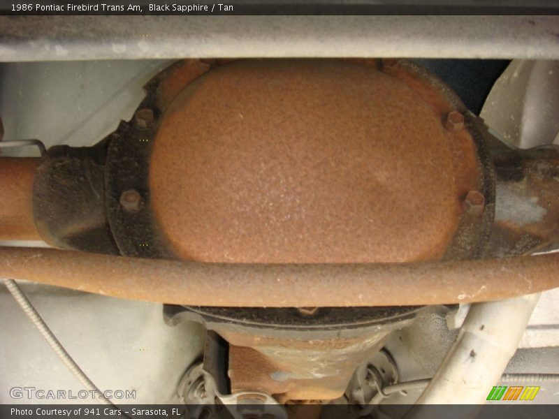 Undercarriage of 1986 Firebird Trans Am