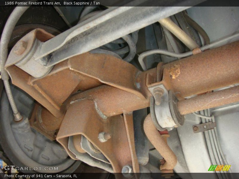 Undercarriage of 1986 Firebird Trans Am