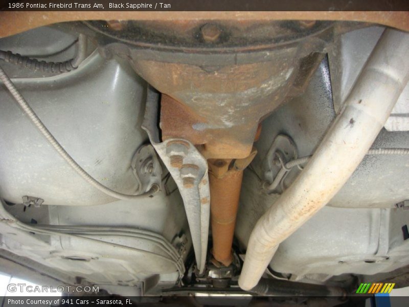 Undercarriage of 1986 Firebird Trans Am