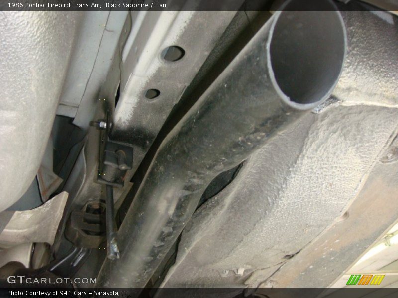 Exhaust of 1986 Firebird Trans Am