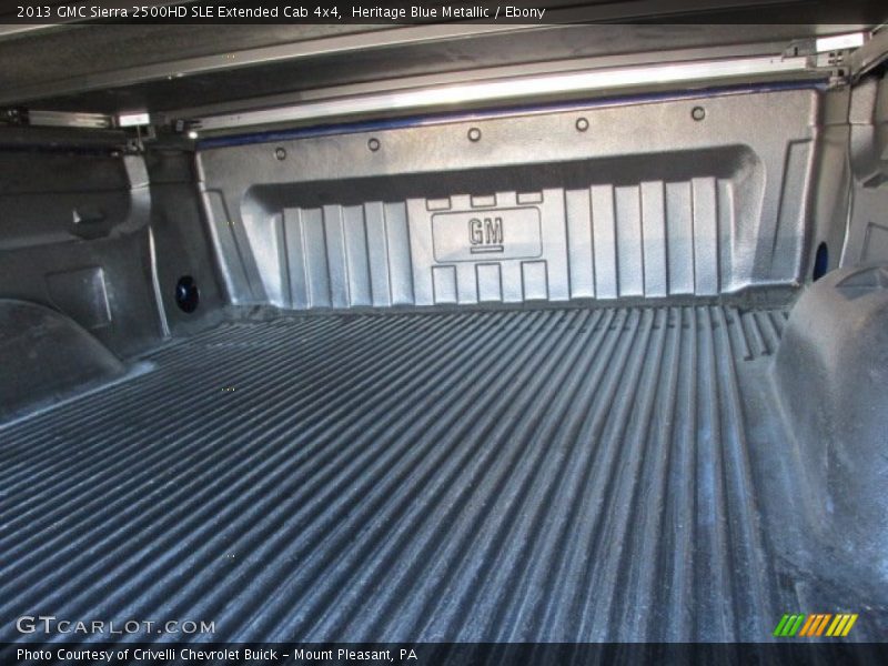 Heritage Blue Metallic / Ebony 2013 GMC Sierra 2500HD SLE Extended Cab 4x4