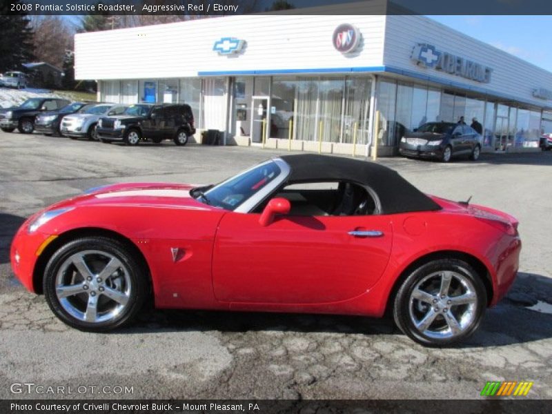 Aggressive Red / Ebony 2008 Pontiac Solstice Roadster